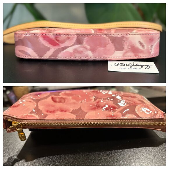 Louis Vuitton Vernis Ikat Pochette Accessoire Wristlet- pink! - Picture 5 of 8